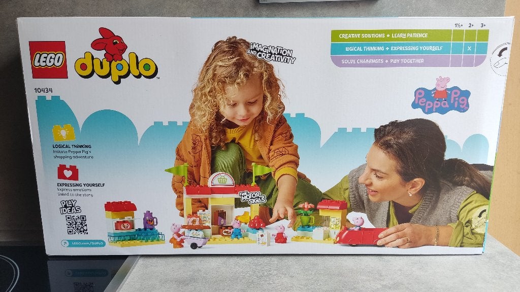 lego duplo 10434 peppa pig supermarkt, Kinderen en Baby's, Ophalen of Verzenden, Nieuw, Complete set, Duplo