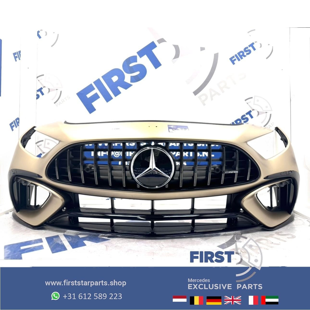 W232 R232 SL AMG BUMPER COMPLEET A2328858502 AERO PACKAGE or, Utilisé, -, Avant, -