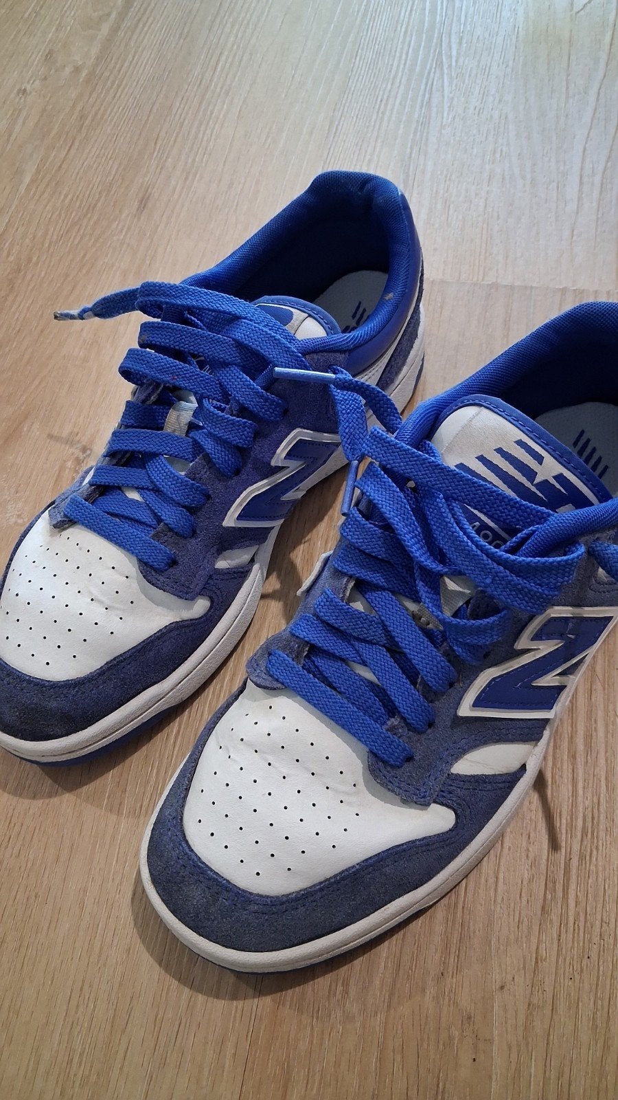 Originele New Balance 480 Sneakers Blauw / Wit – Maat 39, Overige merken, Overige typen, Ophalen of Verzenden, Zo goed als nieuw