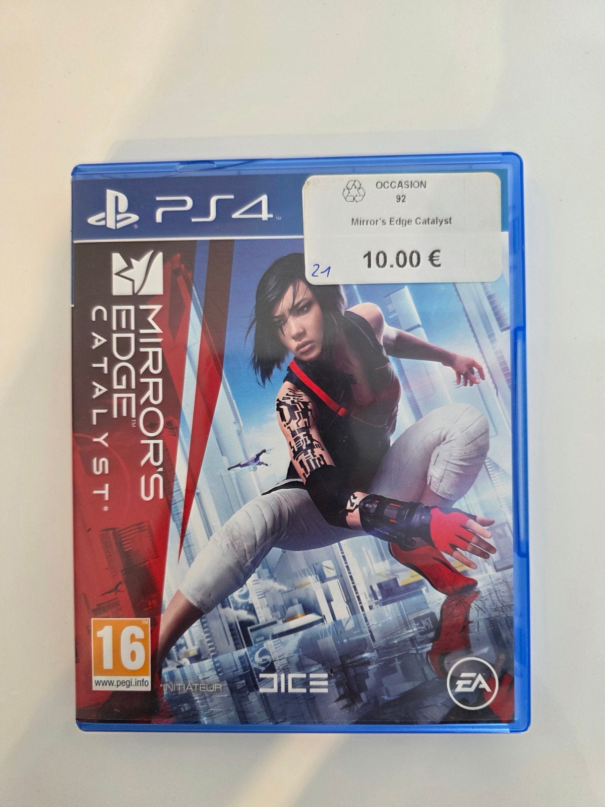 Mirror's Edge Catalyst PS4 Boîte Notice, Ophalen of Verzenden