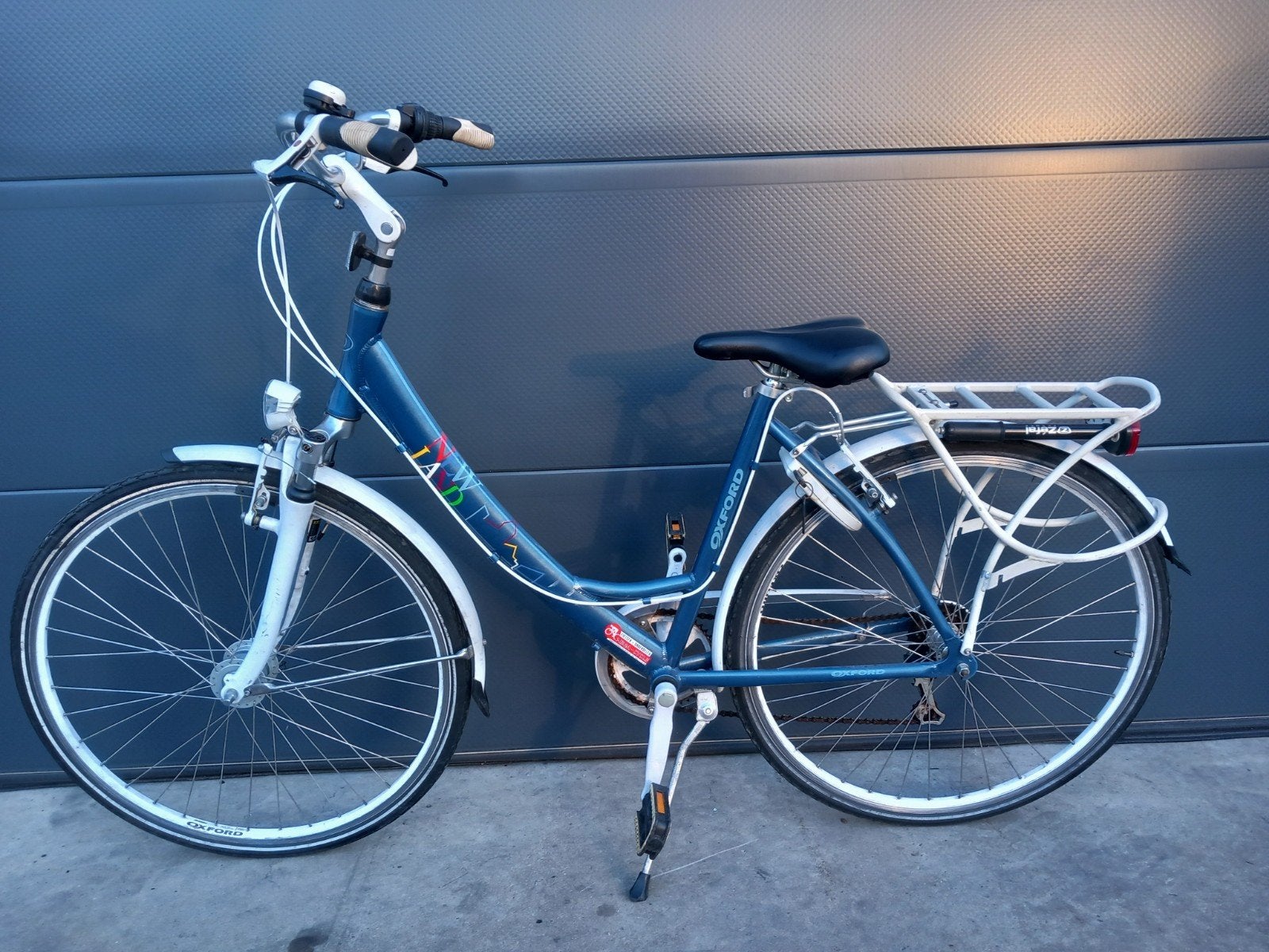 Meisjesfiets Oxford Newland 28inch 6speed maat50 NWP 445€ 🚴, Gebruikt, Velgrem, (Extra) lage instap, 47 tot 50 cm