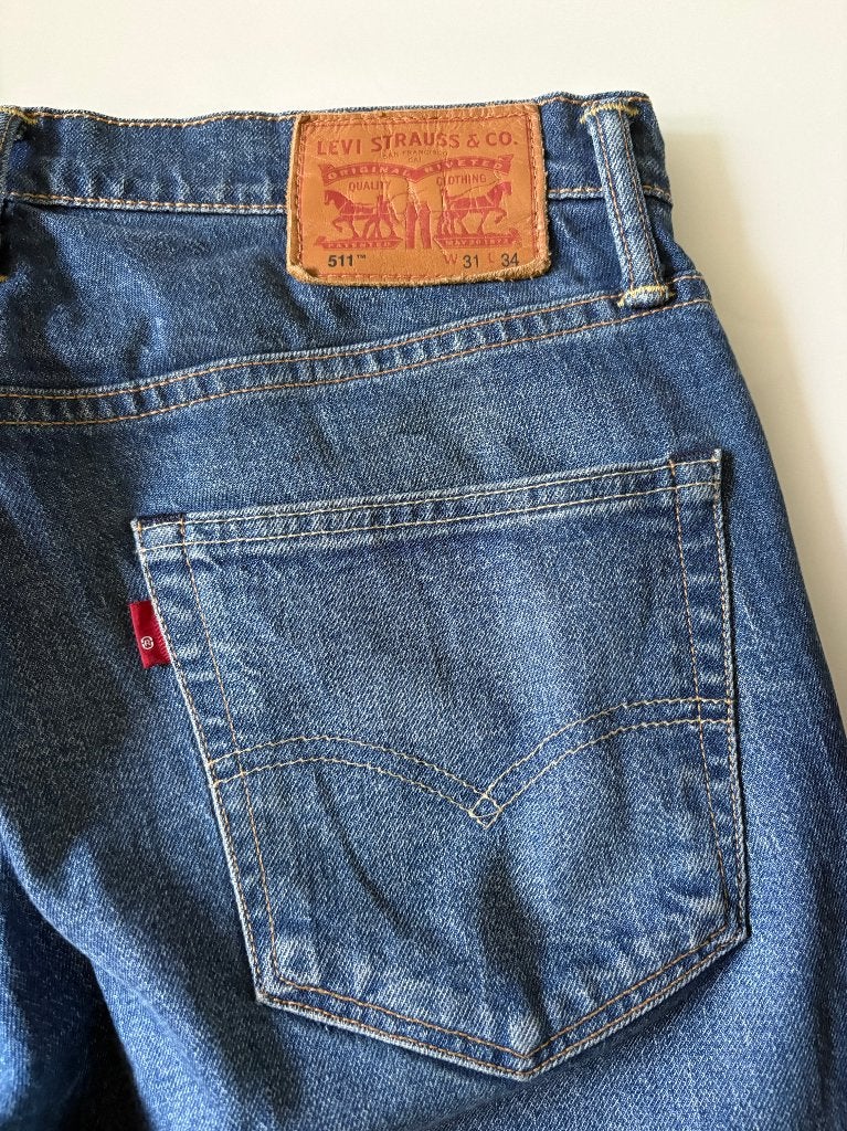 Levi's Jeans, Ophalen, Levi's, Blauw, W32 (confectie 46) of kleiner