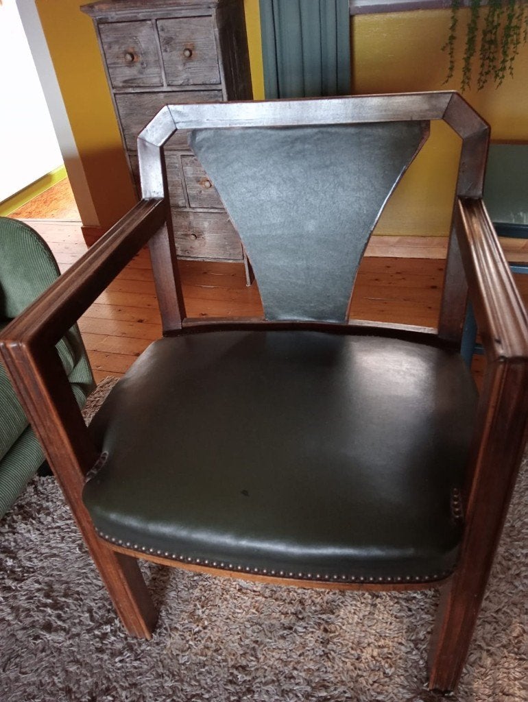 fauteuil vintage, Maison & Meubles, Vintage, Enlèvement, Utilisé, 50 à 75 cm