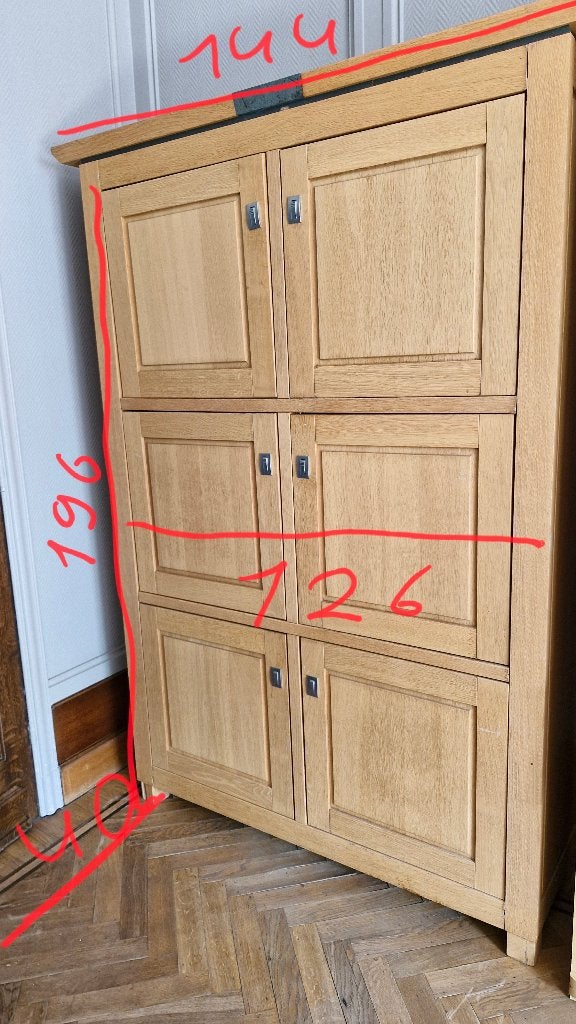 Armoire en bois, Maison & Meubles, Armoires | Autre, Enlèvement, Utilisé