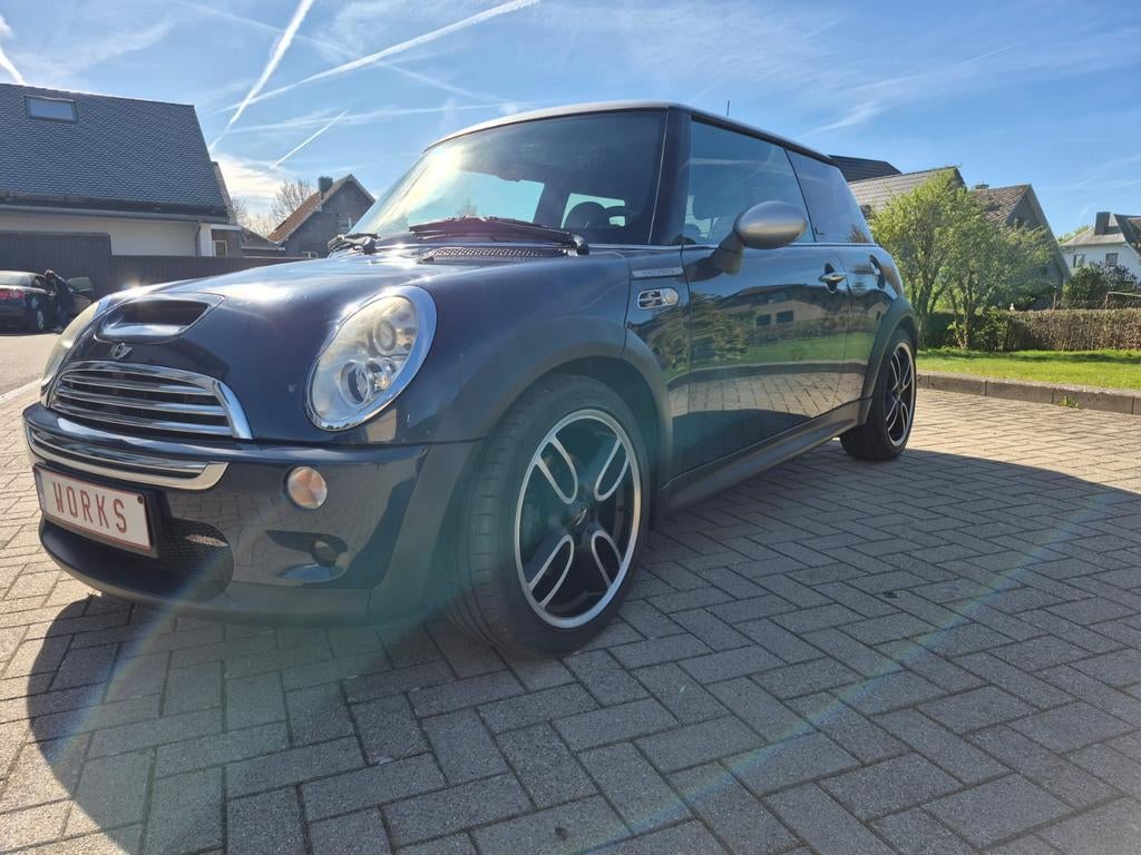 Mini Cooper S John Cooper Works R53 Checkmate 211CV, Autos, 155 kW, Bleu, Particulier, Euro 4