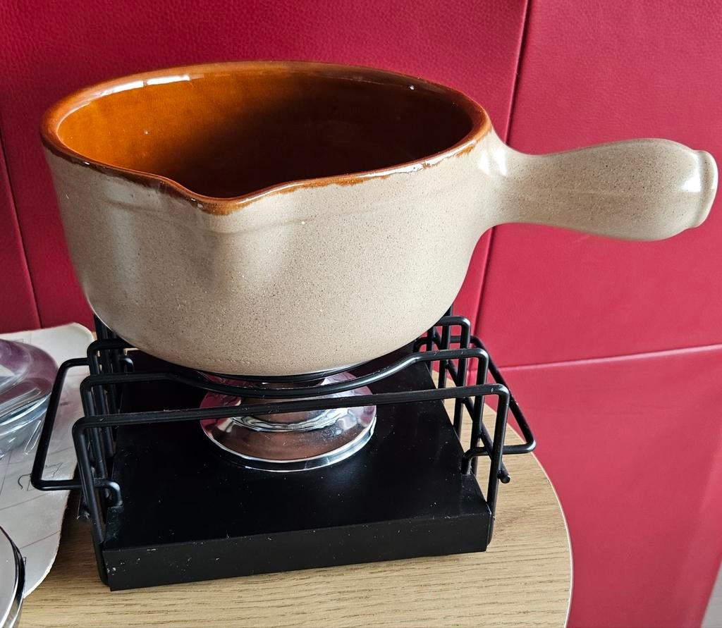 Fondue fromage ou chocolat, Enlèvement, Céramique