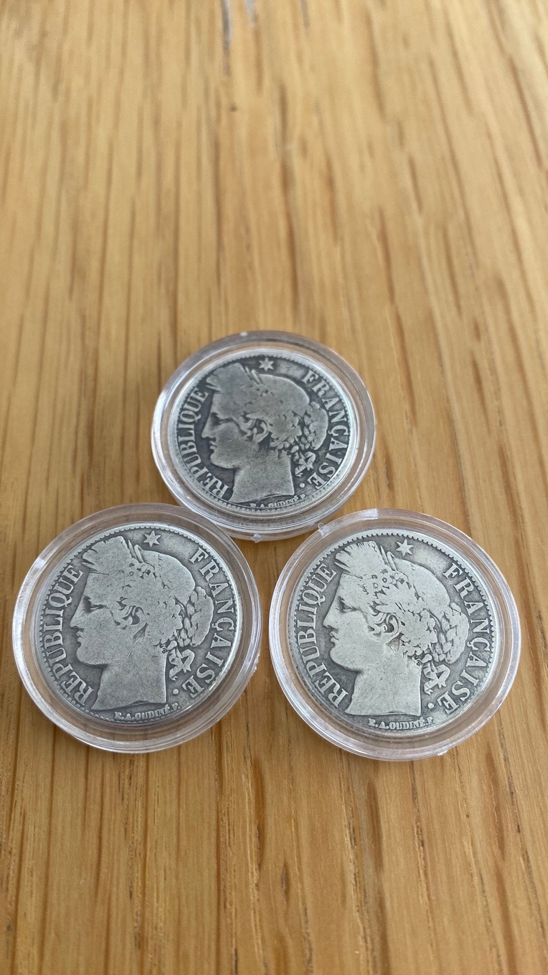 Pièces en argent, Enlèvement ou Envoi, Argent