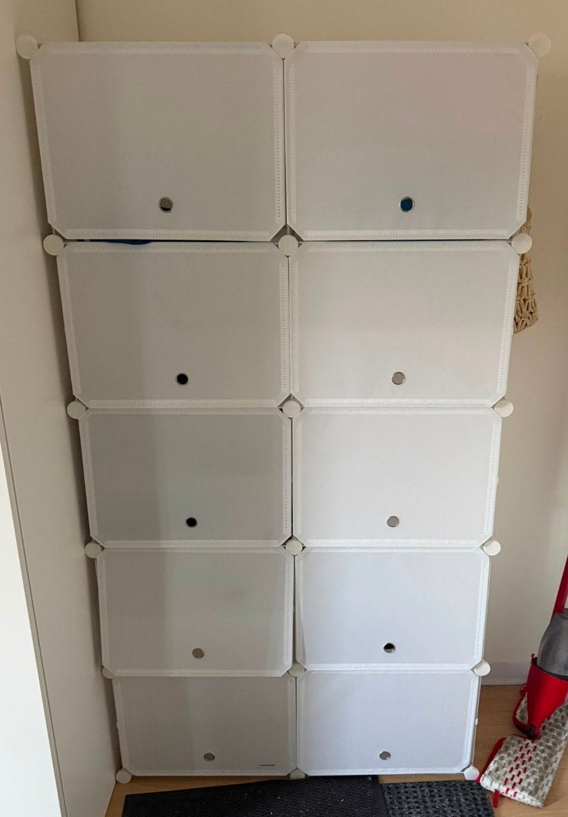 Modulaire kast met 10 opbergvakken., Ophalen