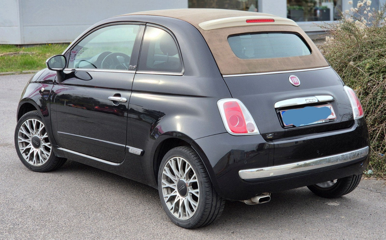 Fiat 500 cabrio 12ess an2014 cuir rouge 170mkm 4999€, Autos, Cuir, Euro 5, Achat, Cabriolet