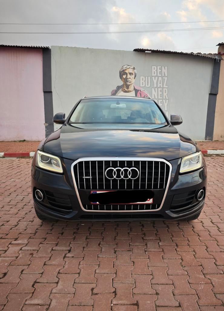 Audi Q5 2.0 TFSI quattro automaat (prijs bespreekbaar), Auto's, Automaat, Automatische klimaatregeling, Zwart, Leder