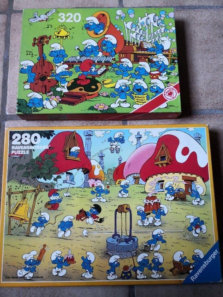 De smurfen - oudere puzzels - uit te kiezen, Ophalen
