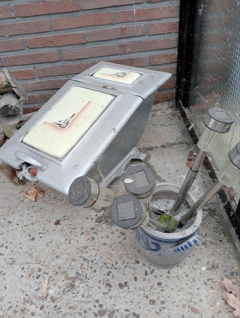 Gietijzeren kolenbak, Antiek en Kunst, Ophalen