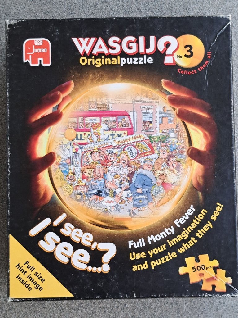 Puzzel Wasgij Original 3 De naakte waarheid/Full monty fever, Enlèvement, 500 à 1500 pièces, Utilisé, Puzzle