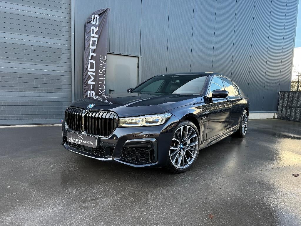 BMW 745e M INDIV LASER/PANO/SOFT/MASSAGE/HK/GARANTIE, Automaat, Euro 6, Leder, Hybride Elektrisch/Benzine