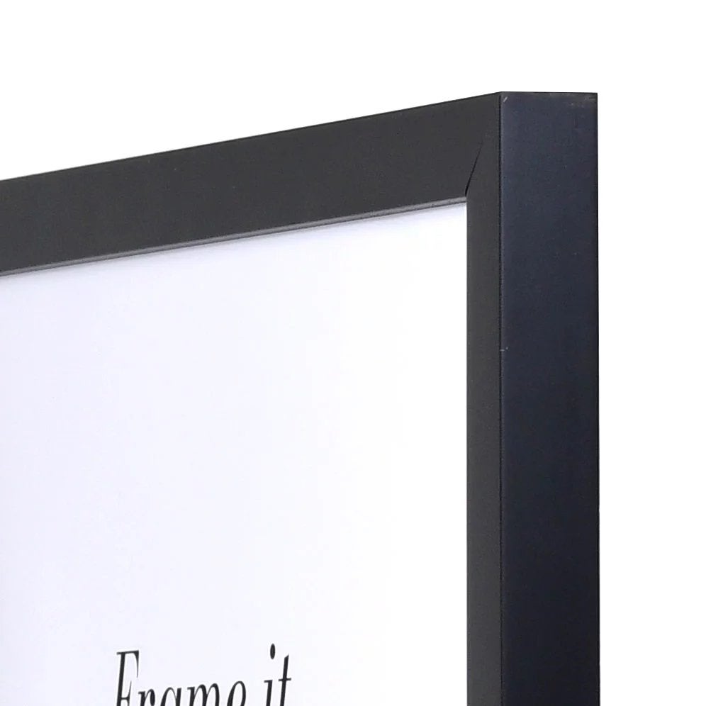 Houten lijst Top Cube 60x80cm zwart, antireflecterend glas, TV, Hi-fi & Vidéo, Neuf, Noir, Cadre photo standard, Bois