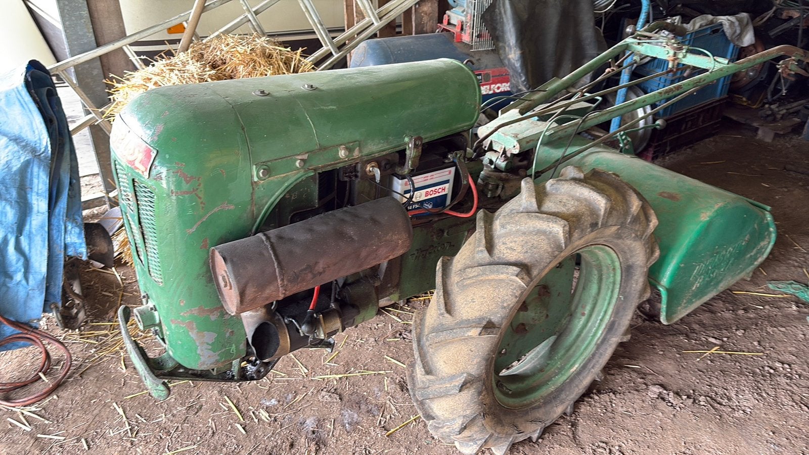 motoculteur holder e12, Enlèvement