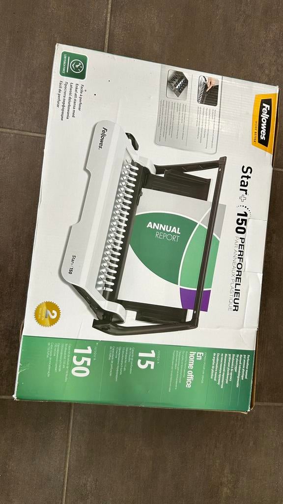 Inbindmachine Fellowes, Diversen, Ophalen, Zo goed als nieuw