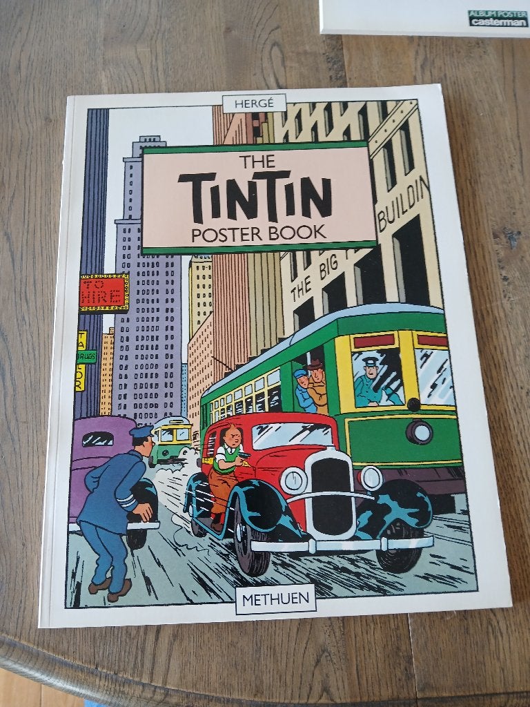 Thé Tintin poster Book - Methuen -1989, Collections, Enlèvement, Tintin