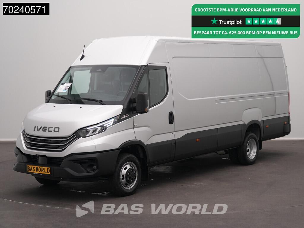 Iveco Daily 35C18 BPM VRIJ! 3.0L Automaat L3H2 180PK Dubbell, Auto's, Bestelwagens en Lichte vracht, Automaat, Stof, 4 cilinders