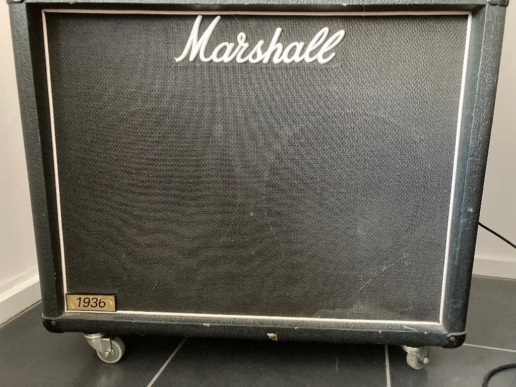 Marshall 1936 2x12 cabinet, Muziek en Instrumenten, Versterkers | Bas en Gitaar, Ophalen, Gebruikt, Gitaar, 100 watt of meer