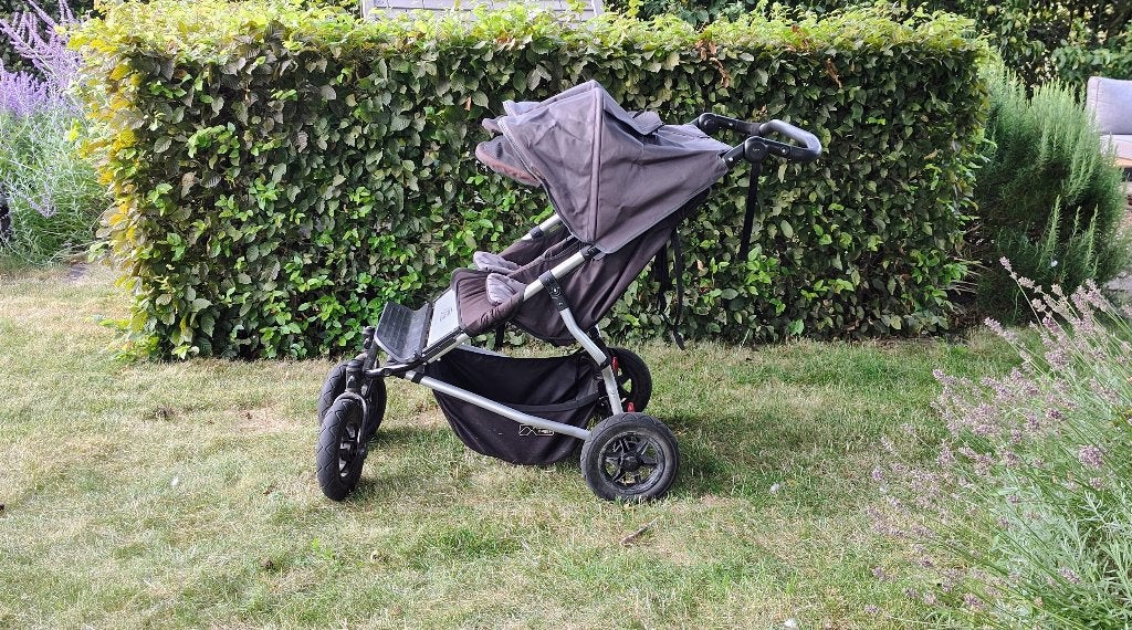 Mountain Buggy Duet, Kinderen en Baby's, Buggy's, Gebruikt, Overige merken, Duomodel, Verstelbare rugleuning, Zonnekap, Ophalen