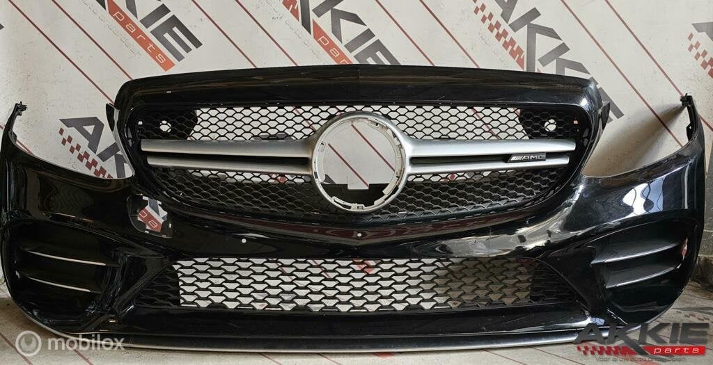 W205 S205 AMG BUMPER FACELIFT C43 AMG VOORBUMPER COMPLEET, Gebruikt, Voor, Ophalen of Verzenden, Bumper