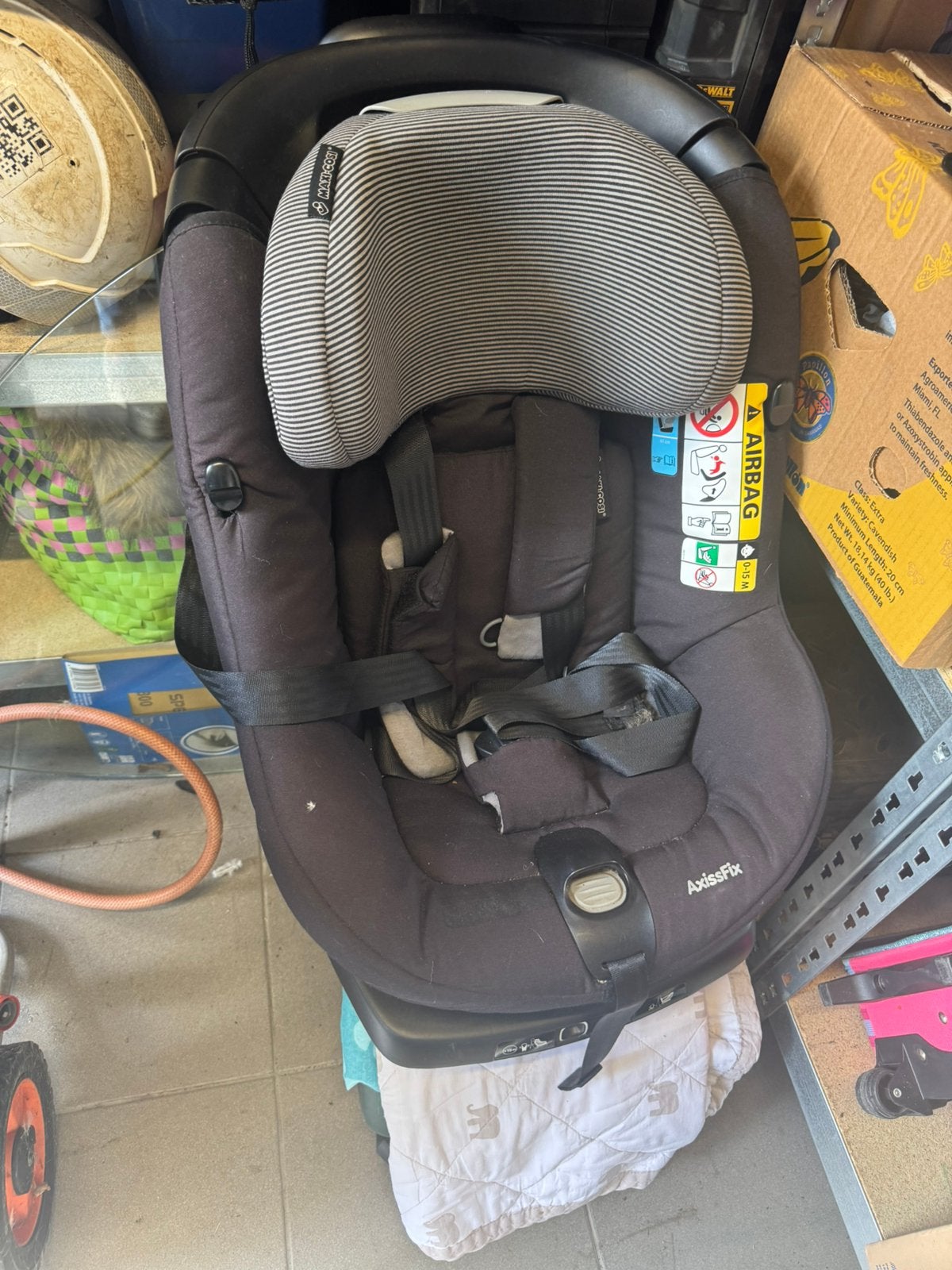 Auto stoel, Kinderen en Baby's, Autostoeltjes, Gebruikt, Verstelbare rugleuning, Isofix, Maxi-Cosi