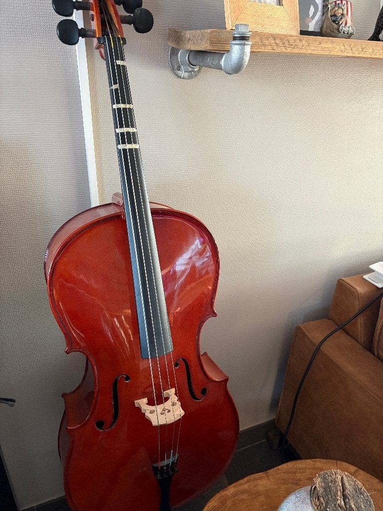 Cello, Musique & Instruments, Enlèvement, Utilisé, Violoncelle 4/4, Avec valise