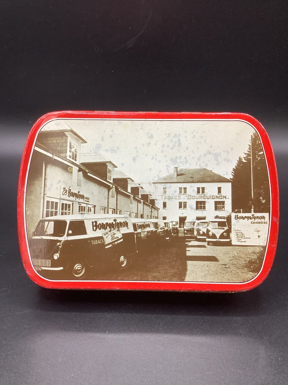 Ancienne boite tabac Bourguignon (Chairière s/ Semois), Collections, Enlèvement ou Envoi, Comme neuf