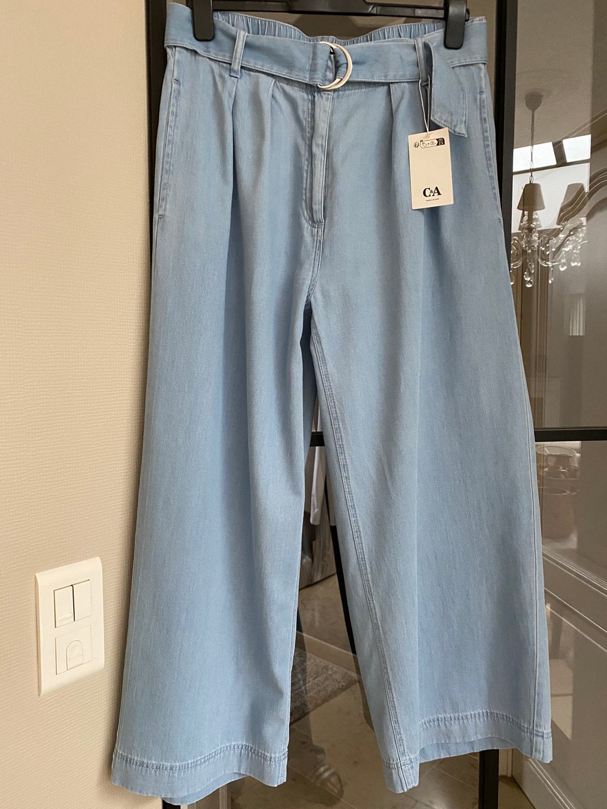 Pantalons cool 42/44, Enlèvement ou Envoi, Neuf, Taille 42/44 (L), Bleu