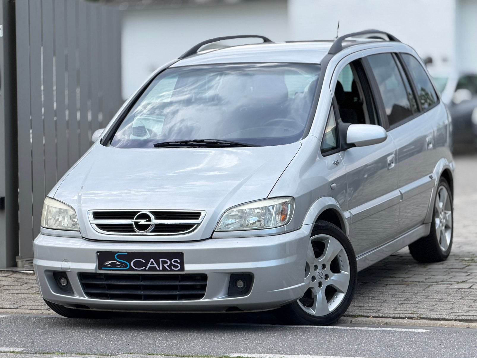 Opel Zafira 1.8i Opc Line ** 7 Plaatsen ** Airco **, Autos, Argent ou Gris, Achat, Entreprise, 7 places
