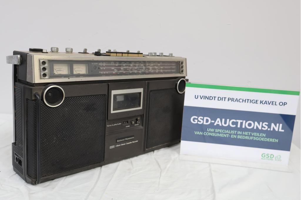 Vintage Panasonic 4 Band Stereo Cassette Recorder, Audio, Tv en Foto, Cassettedecks, Niet ingevuld, Niet ingevuld, Niet ingevuld