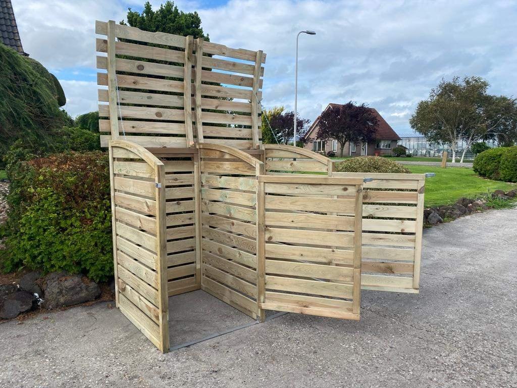 Houten kliko ombouw - strakke look, Jardin & Terrasse, Stockage & Armoires de jardin, Enlèvement ou Envoi, Neuf, Bois, Stockage de conteneurs