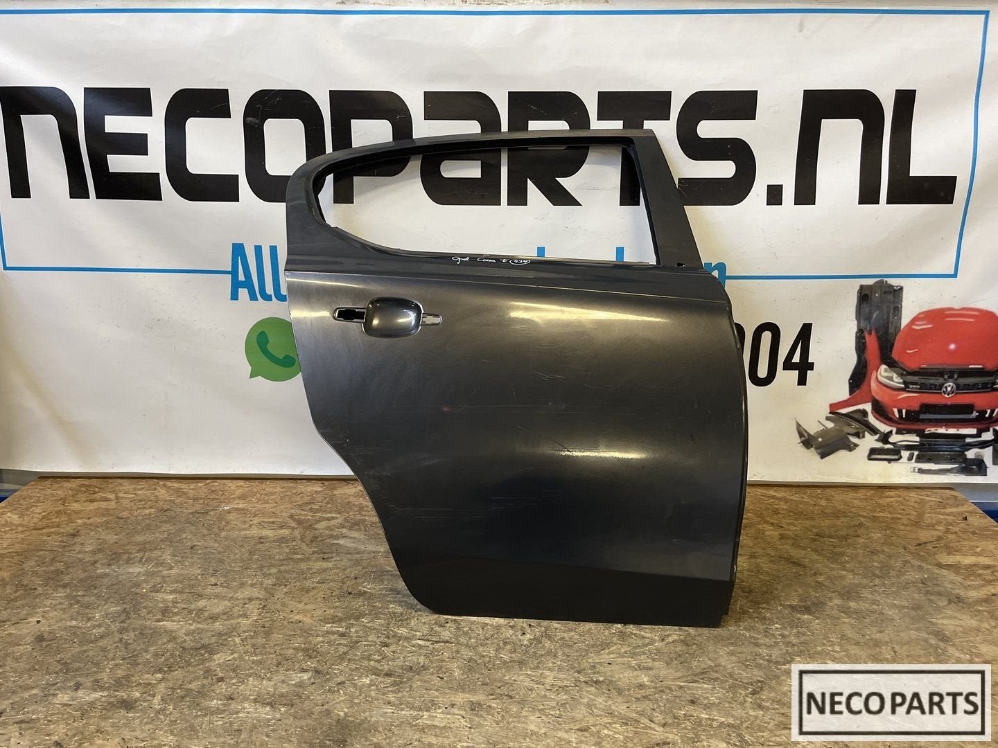 OPEL CORSA E PORTIER DEUR PORTIEREN ORIGINEEL, Gebruikt, -, -, Opel