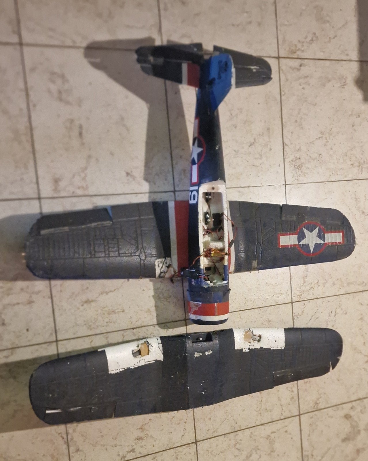 F4U Corsair, Enlèvement