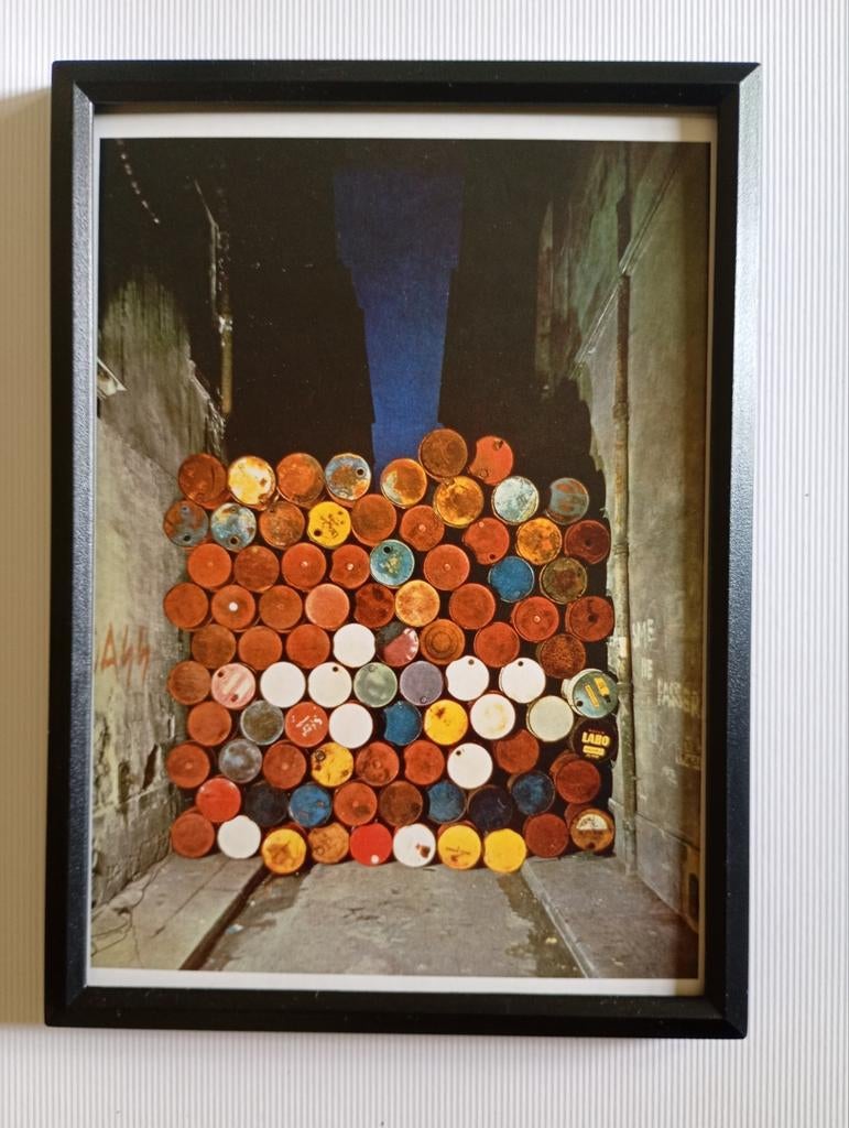 Christo oil barrels, Antiek en Kunst, Ophalen