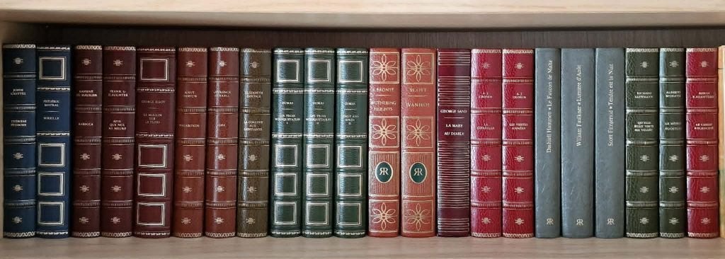 Livres reliure cuir, Enlèvement