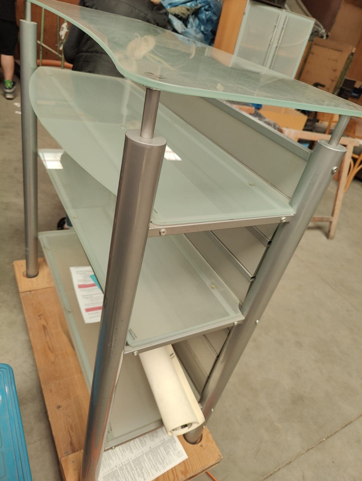 Winkel of beurs toog, Ophalen