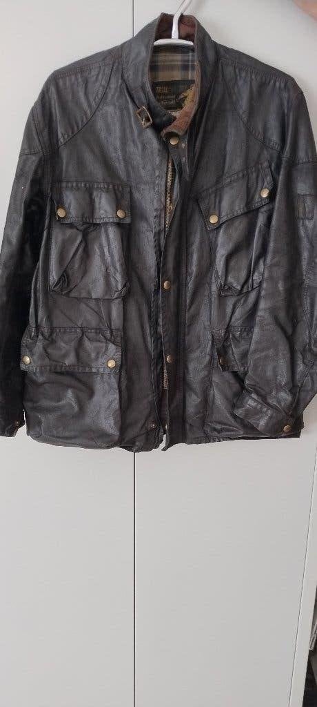 Gewaxte Belstaff Motovest Trialmaster Professional, Ophalen, Tweedehands, Heren, Jas | leer