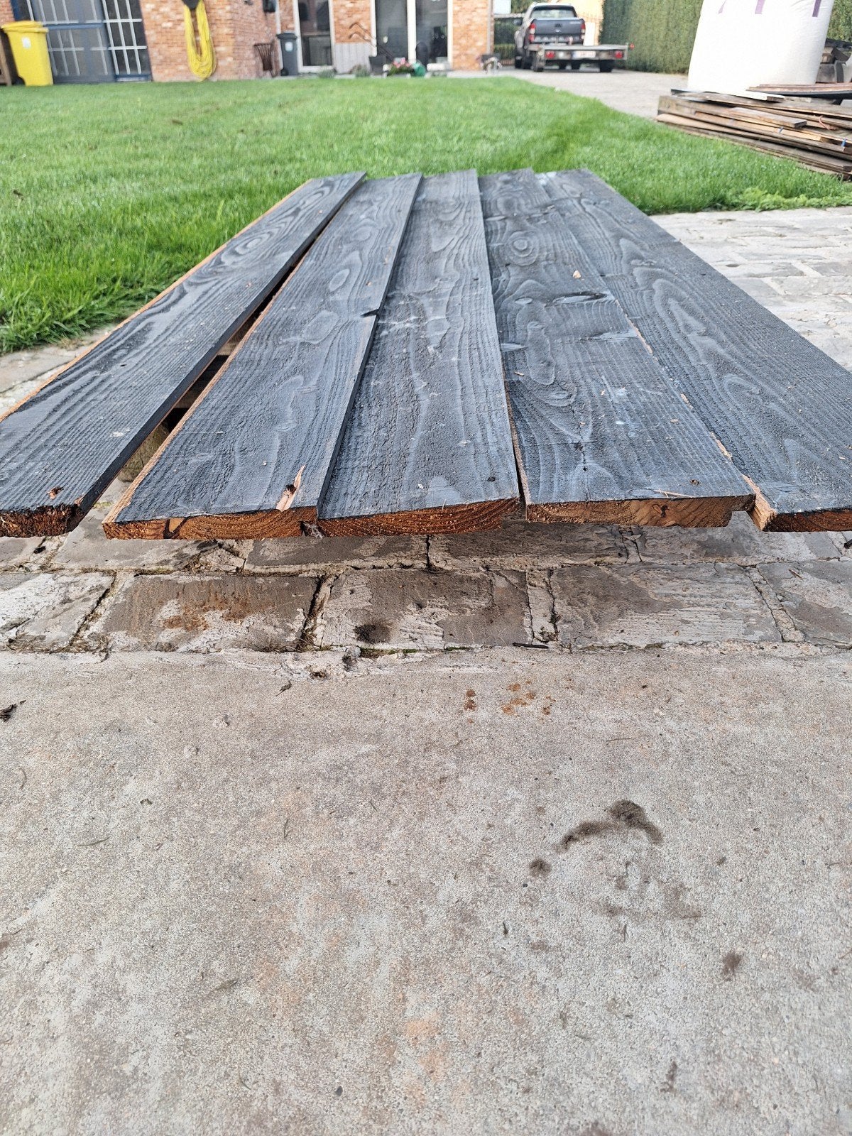 rabat planken, Ophalen, Planken