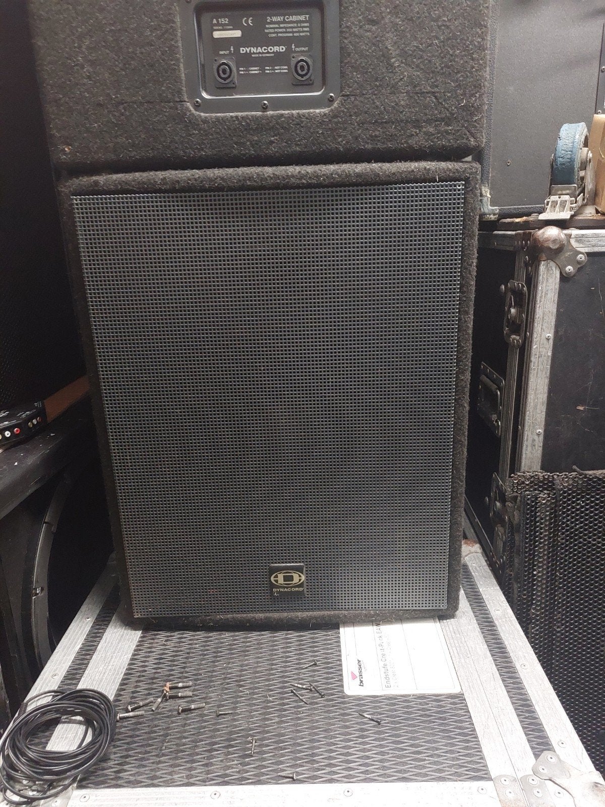 Dynacord A 152 2-weg luidspreker - 200W RMS, Gebruikt, Party speaker, Ophalen of Verzenden, Basreflex