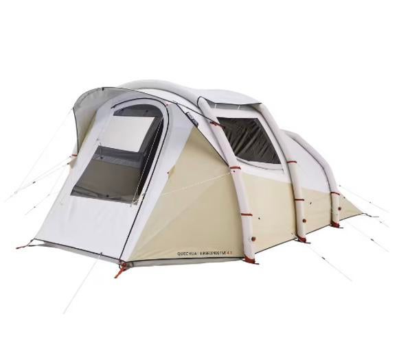 Quechua Air Seconds 4.1 Fresh & Black | Slechts 1x gebruikt!, Caravans en Kamperen, Tenten, Ophalen, Zo goed als nieuw