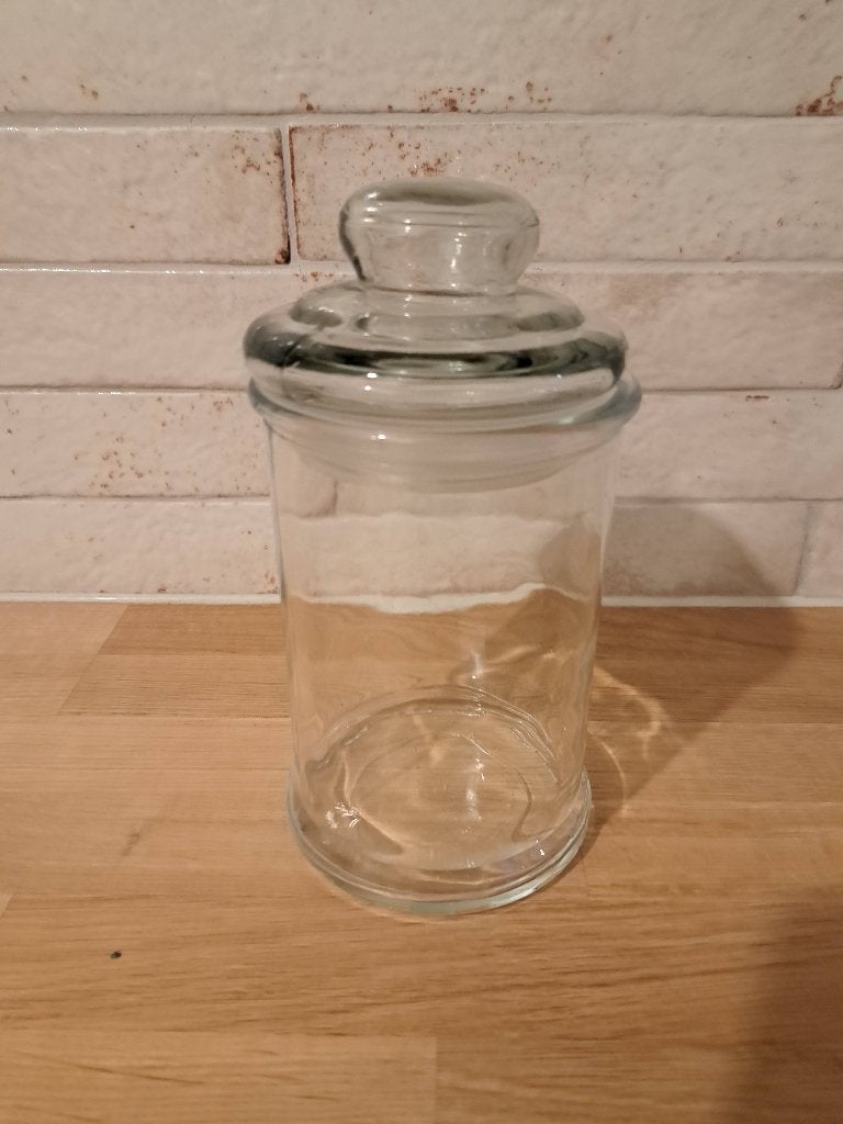 Voorraadpot 0,7 liter, Huis en Inrichting, Ophalen, Glas, Zo goed als nieuw, Voorraadpot