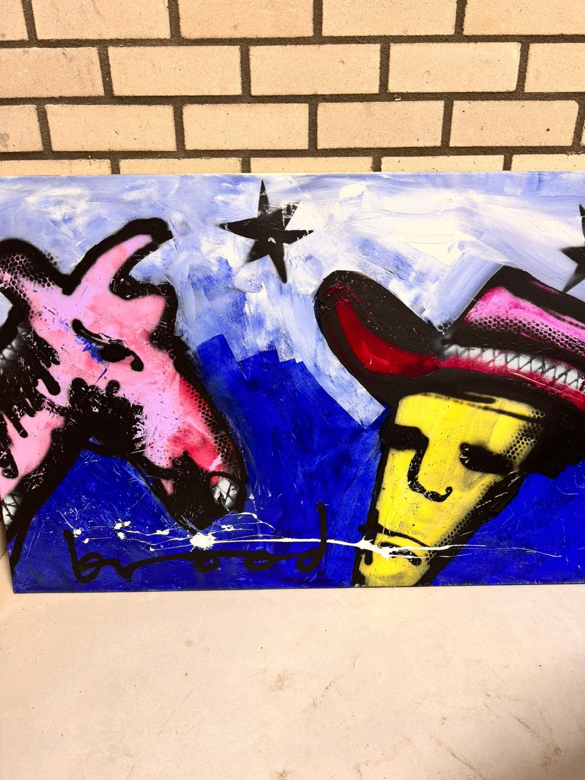 Herman brood schilderij, Ophalen