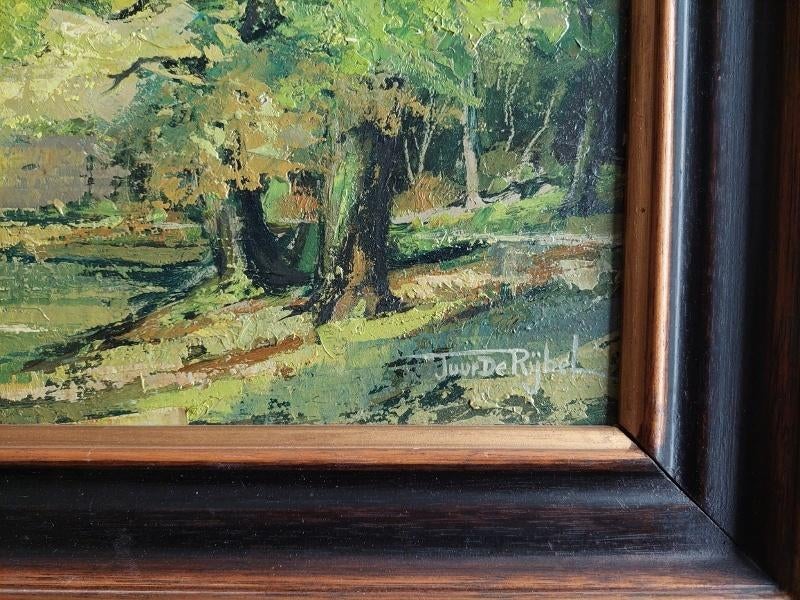 schilderij Tuur De Rijbel, Antiek en Kunst, Kunst | Schilderijen | Klassiek, Ophalen