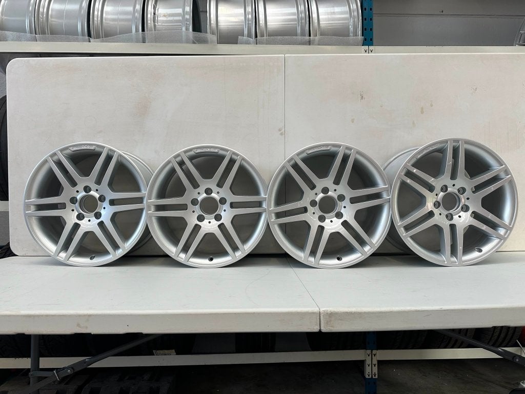 Breedset AMG voor C-klasse W204, Auto-onderdelen, Banden en Velgen, Ophalen, 17 inch, Velg(en)