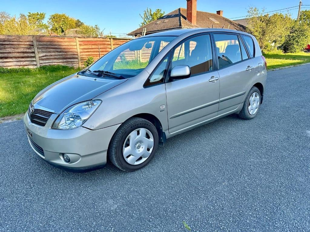 TOYOTA COROLLA VERSO 1.6i AIRCO - 81.955 km's !!!, Argent ou Gris, Corolla, 5 portes, 5 places