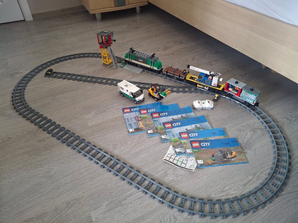 Lego - 60198 - Train de marchandises, City, Enlèvement ou Envoi, Lego, Ensemble complet