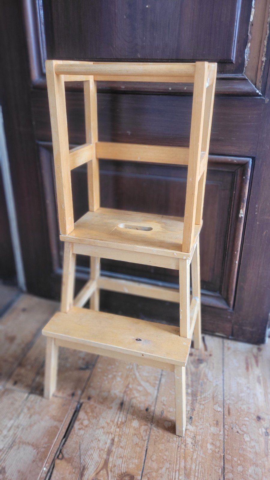Houten leertoren, Kinderen en Baby's, Ophalen, Gebruikt