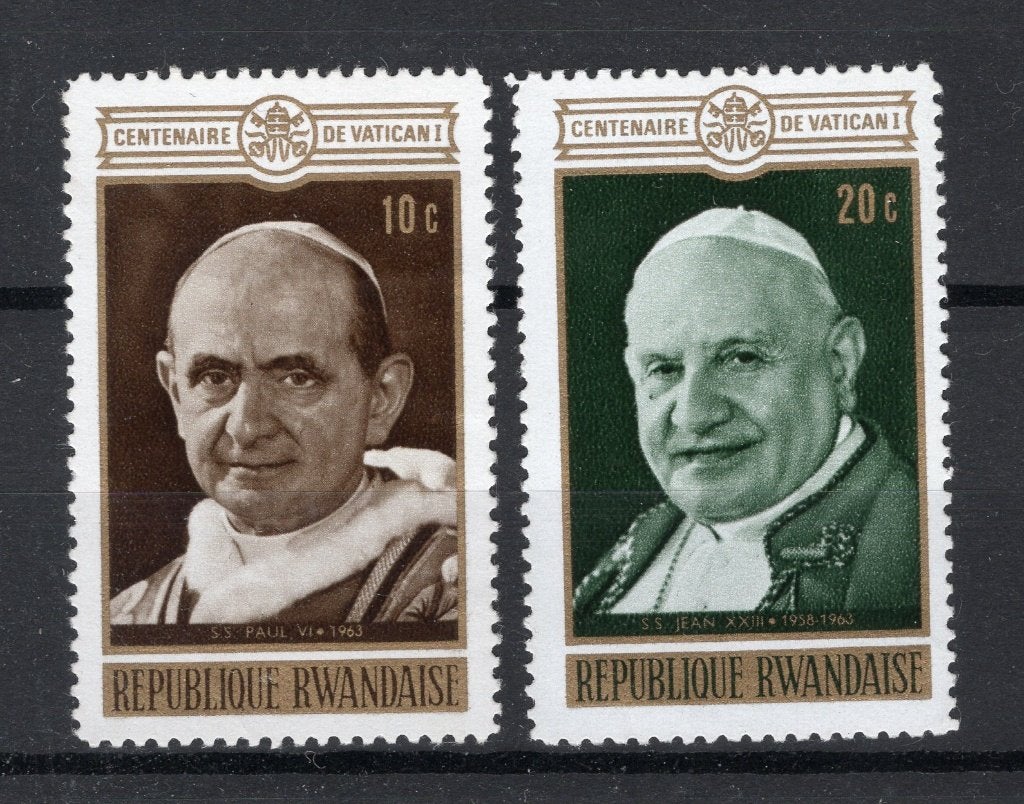 RWANDA 400/401 MNH 1970, Envoi, Non oblitéré, Neuf